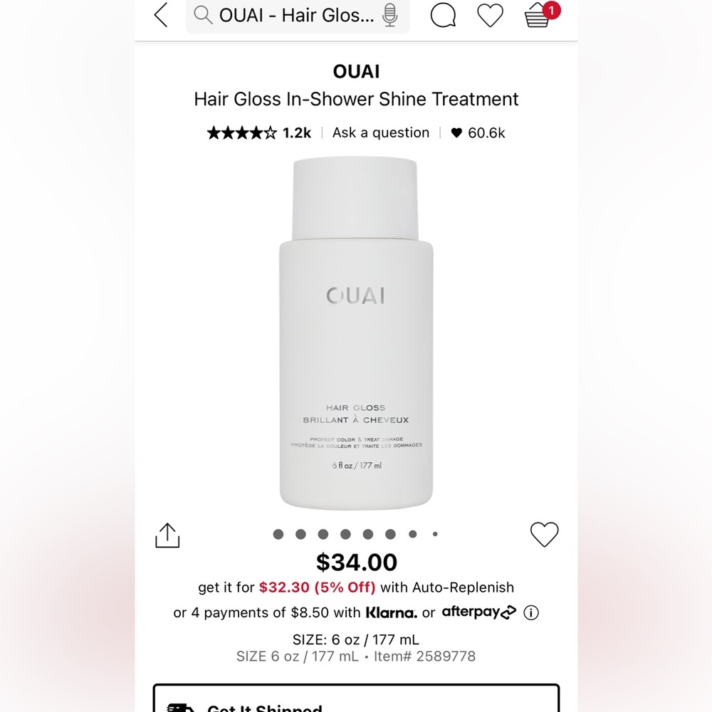 ouai hair gloss